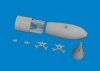 Eduard 6481080 P-40 500lb GP British bomb PRINT EDUARD 1/48